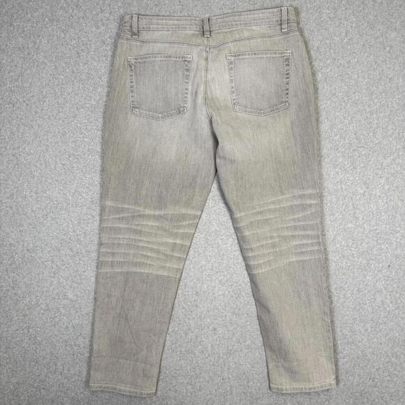 Eileen Fisher Womens Size 12 Plus Organic Cotton Curvy Fit Relaxed Fit Jeans USA - Picture 8 of 8